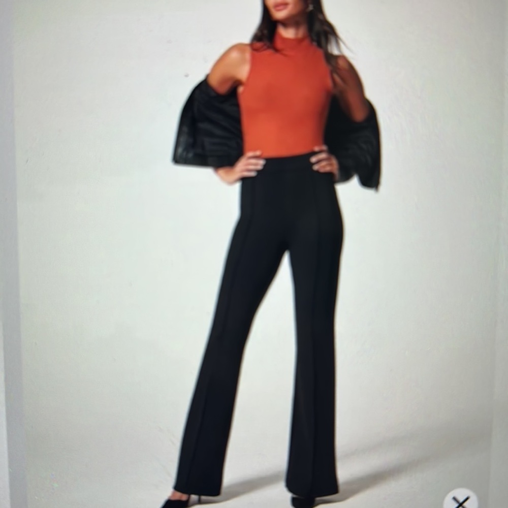 Spanx The Perfect Pant Flare XS Tall Black